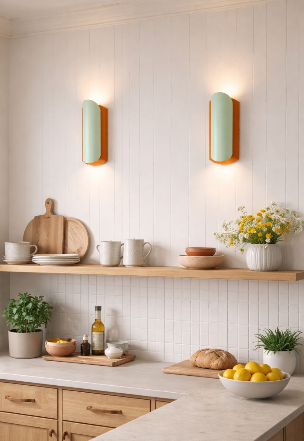 Aplique moderno pared