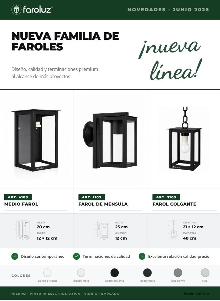 Faroles nuevos!